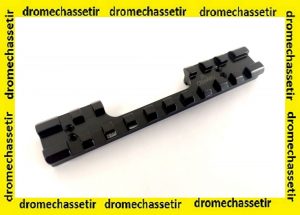 rail picatinny acier pour carabine CZ 452 453 455 et 457 penté 30 moa noir