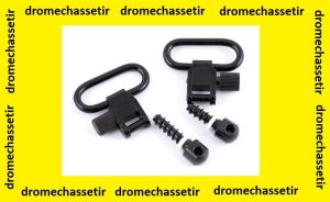 Lot de 2 Attaches rapide pour anneaux de grenadiere avec vis
