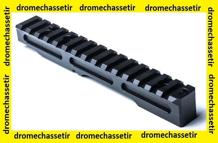 rail picatinny rehaussé pour remington 700 action courte
