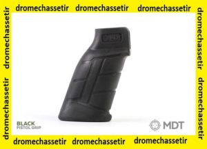 Poign&eacute;e MDT caoutchouc noir pour chassis et AR15 MDT accuracy Armurerie en ligne