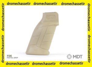 Poign&eacute;e MDT Caoutchouc FDE pour chassis et AR-15 MDT accuracy Armurerie en ligne
