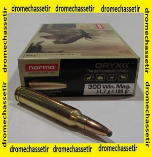 boite 20 cartouches cal 300 Winchester Magnum norma oryx 180 grains