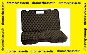 Mallette rigide ABS pour arme de poings avec mousse de calage