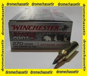 Boite 20 cartouches 270 Winchester Extreme point