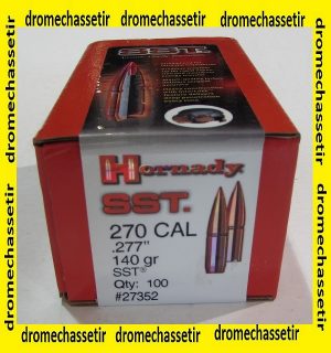 Boite de 100 ogives Hornady SST