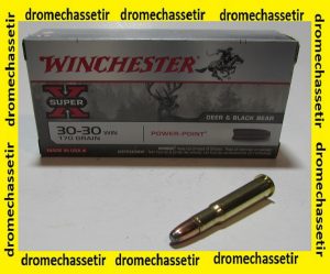 Boite 20 cartouches 30-30 Winchester power point 170 grains WINCHESTER Armurerie en ligne