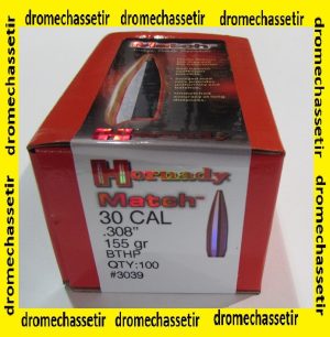 boite de 100 ogives Hornady