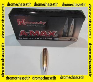 Boite de 20 Ogives cal 50 Hornady A-MAX