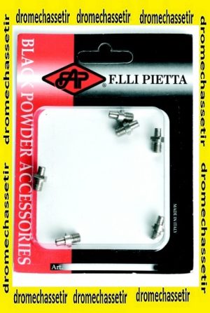 Lot de 6 Cheminees inox Pietta pour Revolver