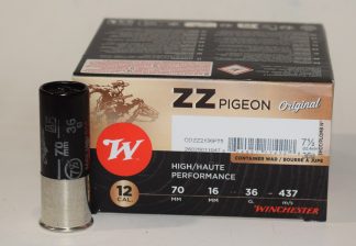 Boite 25 cartouches Winchester ZZ Pigeon, Bourre jupe 36 grammes, plombs numero 7,5