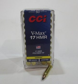 boite 50 cartouches calibre 17 HMR CCI Varmint Vmax 17 grains