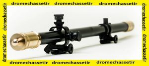 Lunette Malcolm grossissement 6X avec embases et anneaux micrometrique