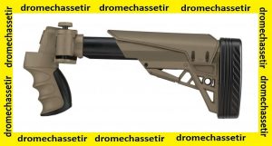 Crosse pliante retractable ATI avec poign&eacute;e pistolet pour fusil mossberg 500