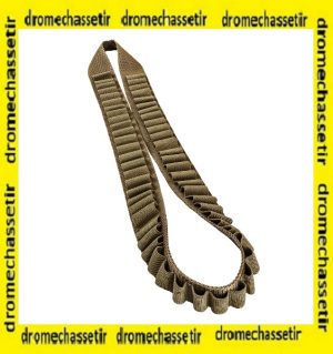 Cartouchiere Banderole pour 56 cartouches calibre 12