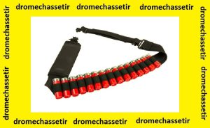 Bretelle pour fusil a pompe et semi auto avec cartouchiere 15 cartouches