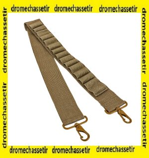 bretelle cartouchiere 15 cartouches pour fusil calibre 12