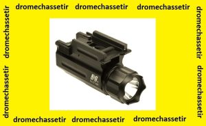 Lampe &agrave; Led tactique avec montage rapide sur rail 21mm