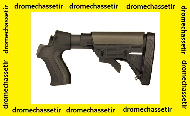 Crosse tactique retractable à 6 positions pour fusil a pompe Hatsan Escort