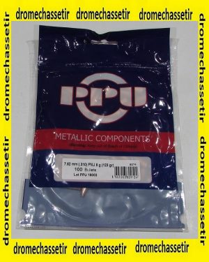 lot 100 ogives Partizan , diametre 311, FMJBT en 123 grains, pour 7,62x39