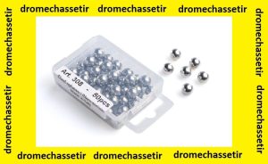 Lot de 50 billes acier diametre 9mm pour lance pierre