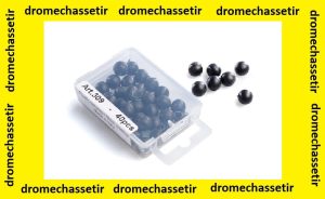 Lot de 40 billes plastique diametre 8mm pour lance pierre