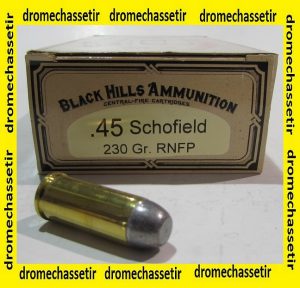 boite de 50 cartouches de calibre 45 Schofield