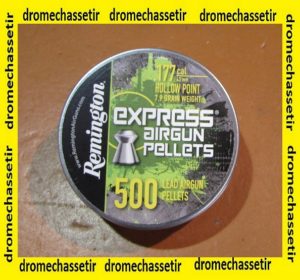 boite de 500 plombs Remington Express Airgun Hollow Point