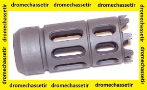 Cache flamme en acier pour fusil a pompe Mossberg 500 et 590
