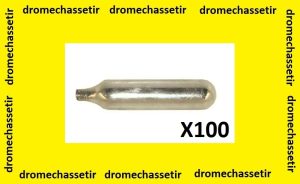 Lot de 100 cartouches CO2 pour Airsoft et air comprim&eacute;