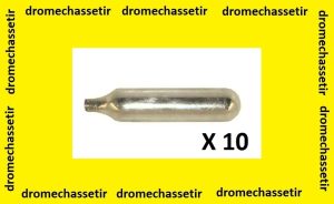 lot de 10 Cartouches CO2 pour Airsoft et air comprim&eacute;