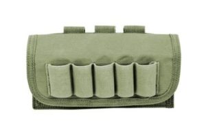 Cartouchiere 17 cartouches de fusil verte