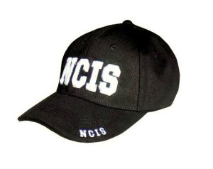 Casquette noire NCIS brod&eacute;e