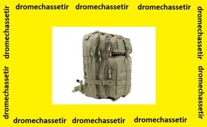 petit sac a dos back packtactiques avec multi compartiments gris fonc&eacute;