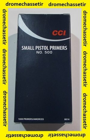 Boite de 1000 amrces Small Pistol CCI 500