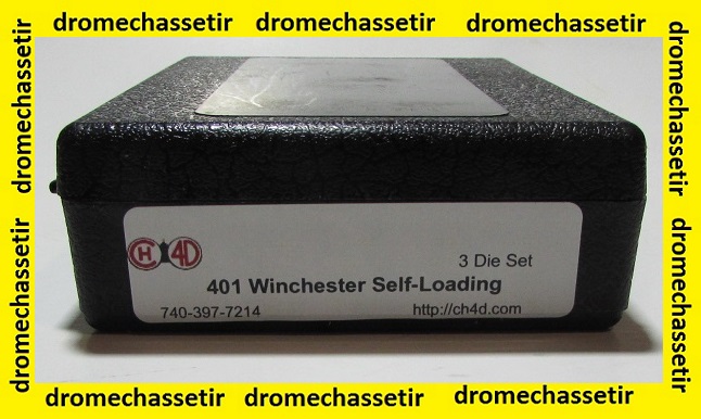 Jeux d'outils CH4D pour le rechargement en calibre 401 WSL (Winchester self loading)