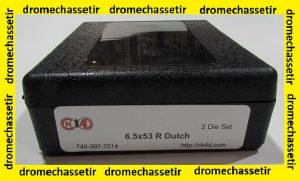 Jeux d'outils CH4D pour le rechargement en calibre 6,5x53R Dutch