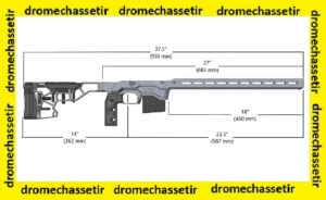 Chassis MDT ACC Savage 10 action courte