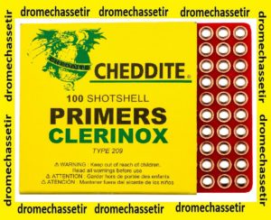 plaquette de 100 amorces chasse Martignoni