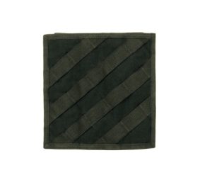 Carr&eacute; de bande a 45° pour fixation de holster ( noir)