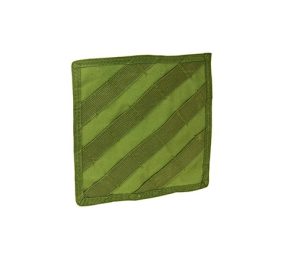 Carr&eacute; de bande a 45° pour fixation de holster ( vert