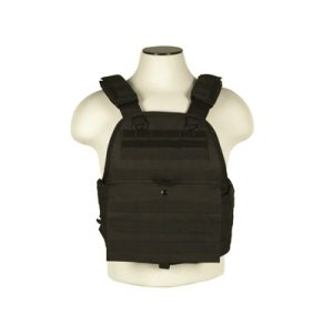 Gilet tactique type plate carrier en noir