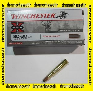 1 boite de 20 Cartouches 30-30 Winchester Power Point 150 grains