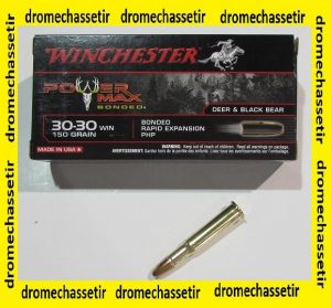 1 boite de 20 cartouches 30-30 Winchester Power Max Bonded 150 grains