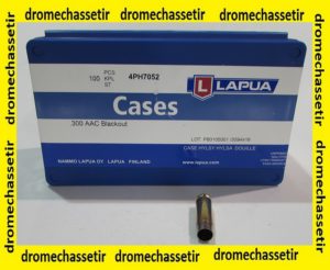 boite de 100 douilles Lapua en laiton