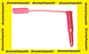 Douille aluminium avec drapeau de sureté rouge