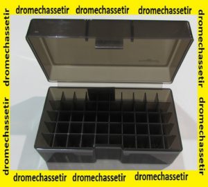 Boite de rangement pour 50 cartouches pour calibre 270