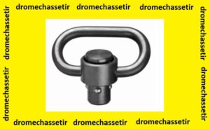 Anneau de grenadiere detachable a bouton poussoir