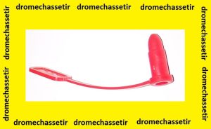 douille plastique avec drapeau de sureté rouge pour 9mm