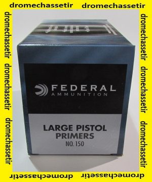 pack de 1000 amorces large Pistol de marque Federal 150 Federal