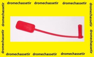 douille plastique avec drapeau de suret&eacute; rouge pour 22lr